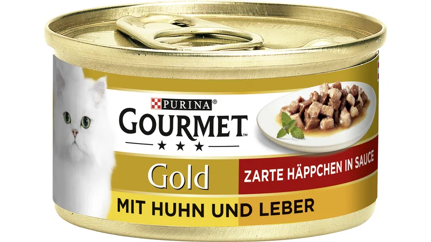 PURINA GOURMET Gold Zarte Häppchen mit Huhn & Leber 85 g