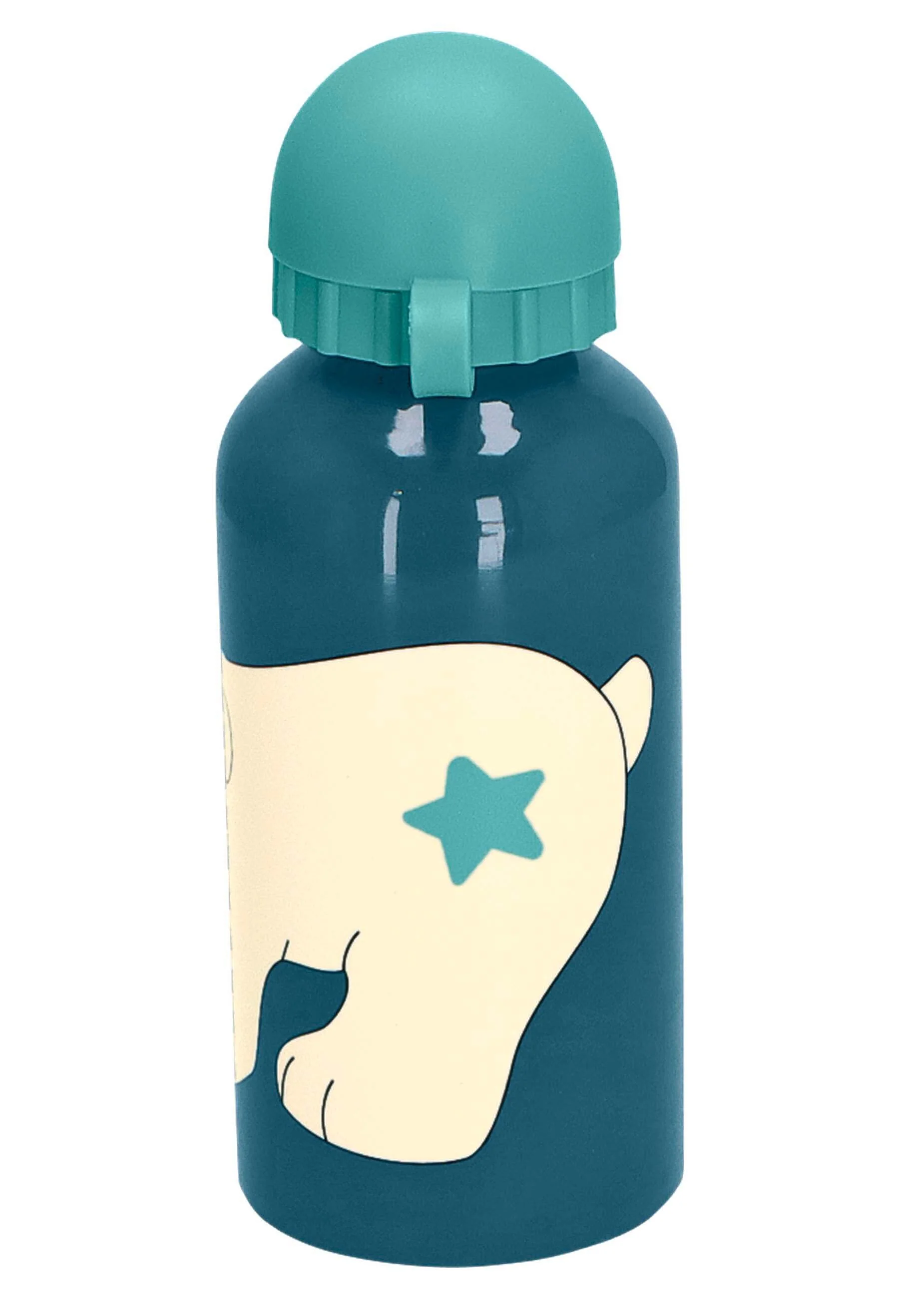 Trinkflasche Eisbär Elia in Dunkeltürkis für 400ml