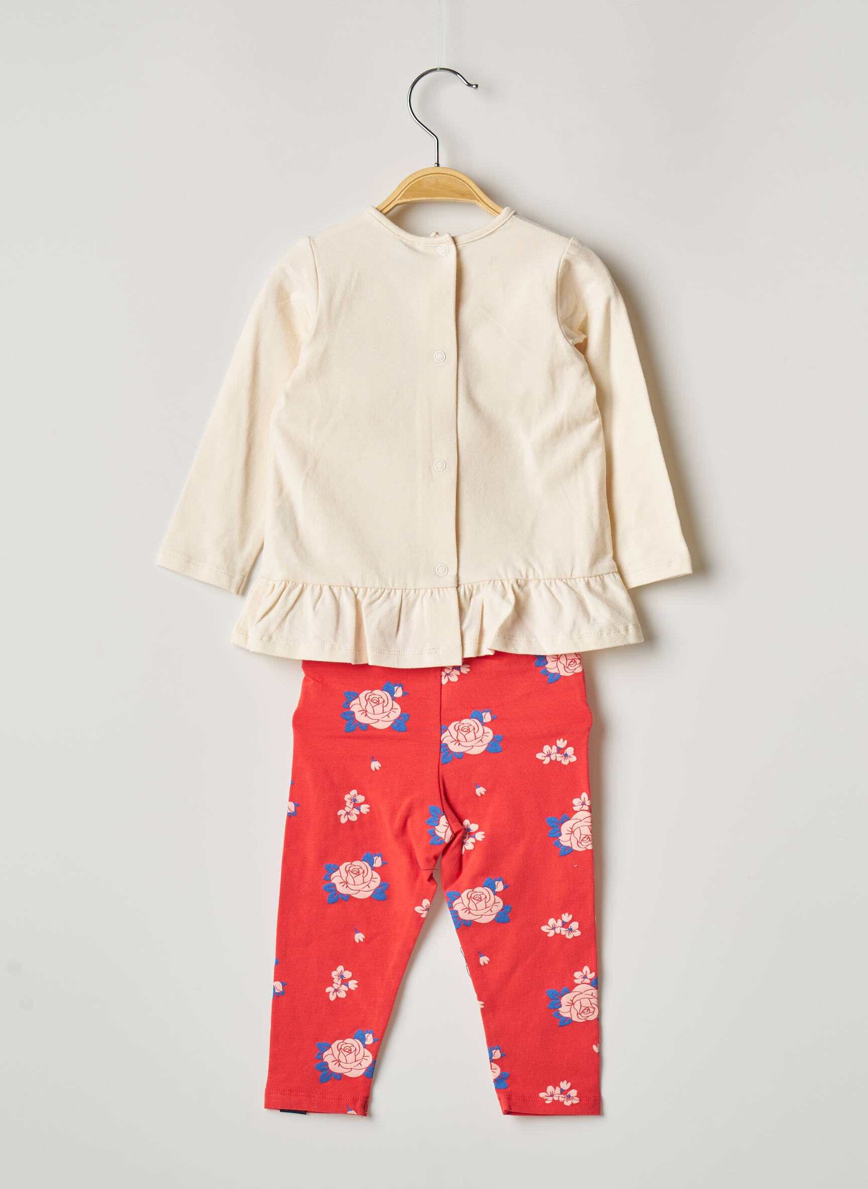 P Tit Bisou Ensembles Pantalon Fille couleur beige