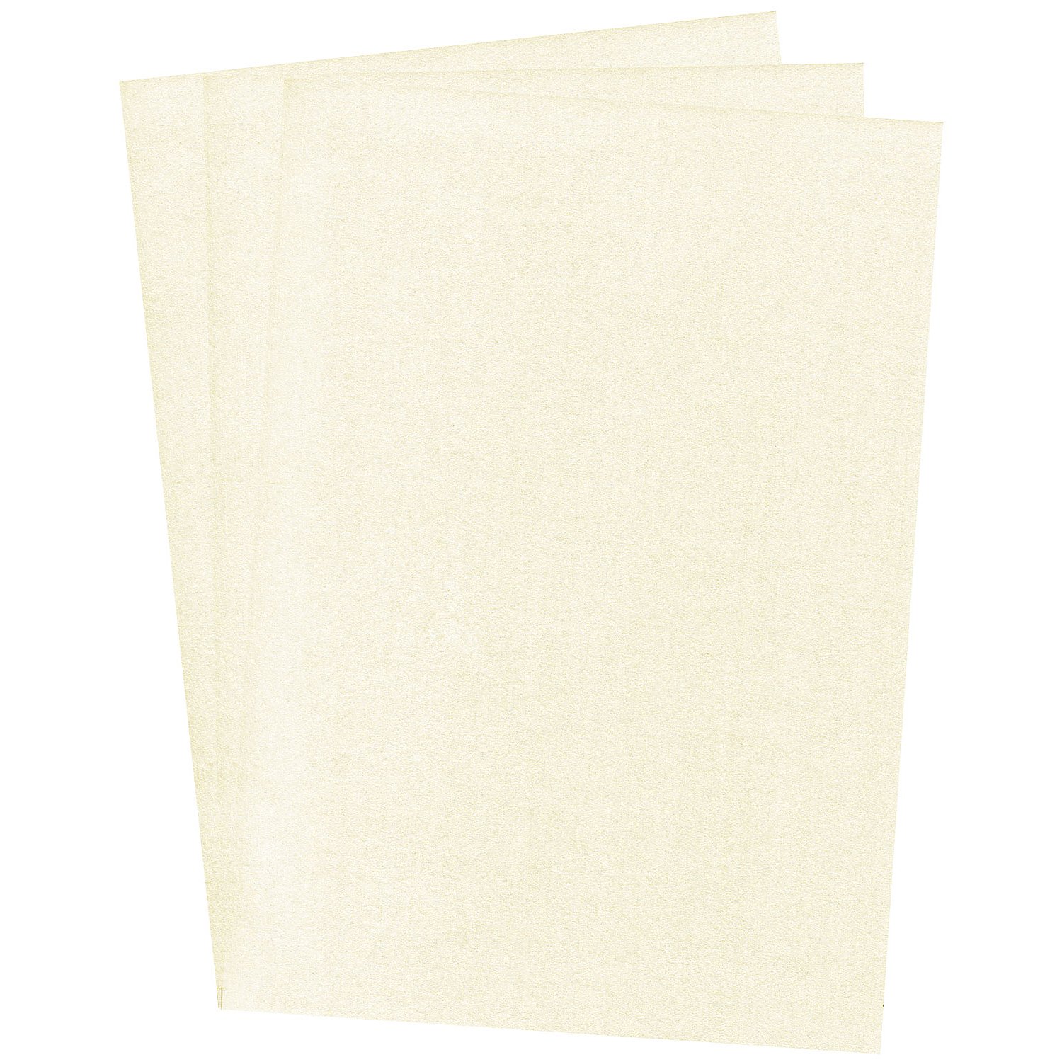 Perlmuttkarton, creme, 21 x 29,7 cm, 10 Blatt