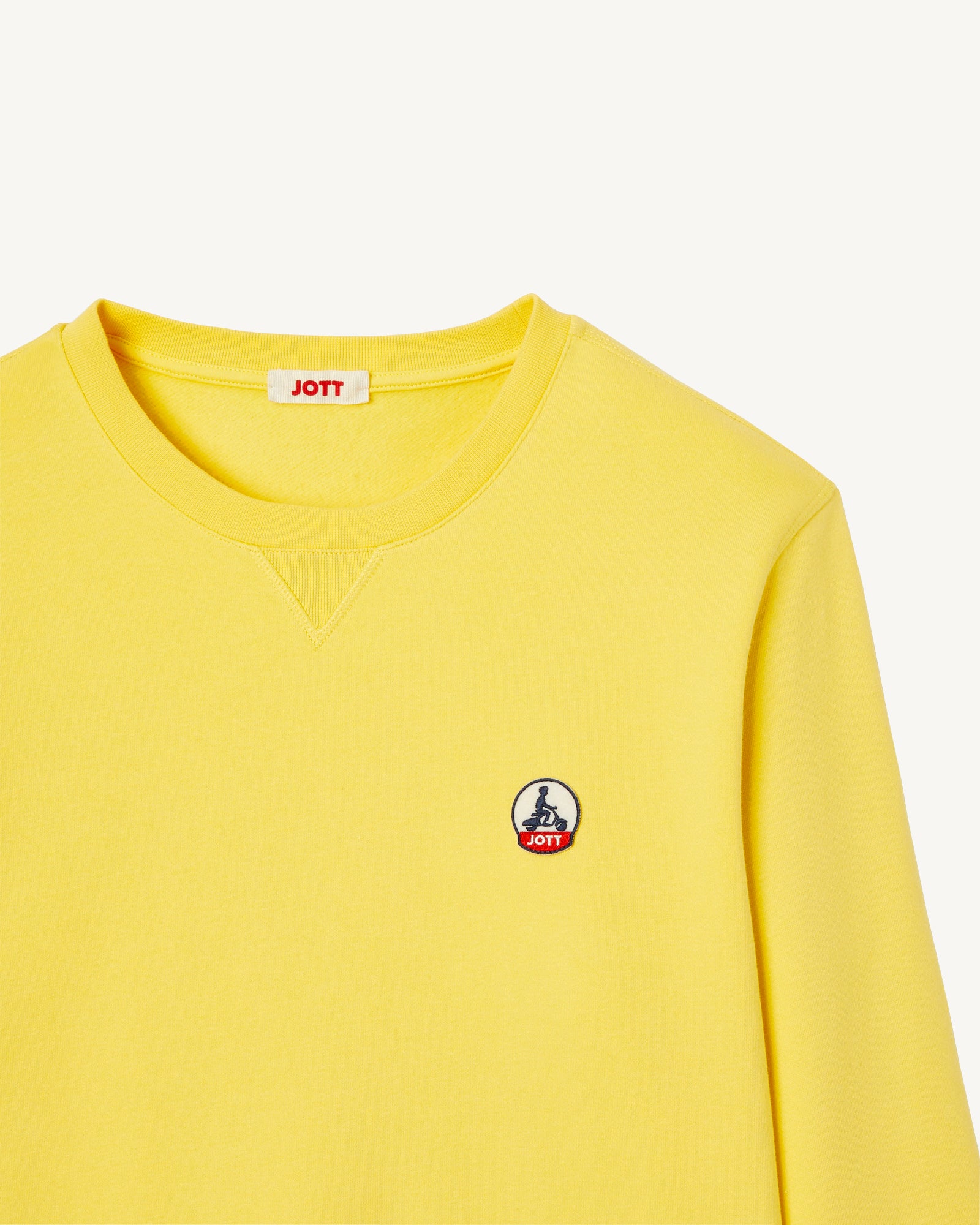 Sweat homme en coton biologique Jaune clair Braga