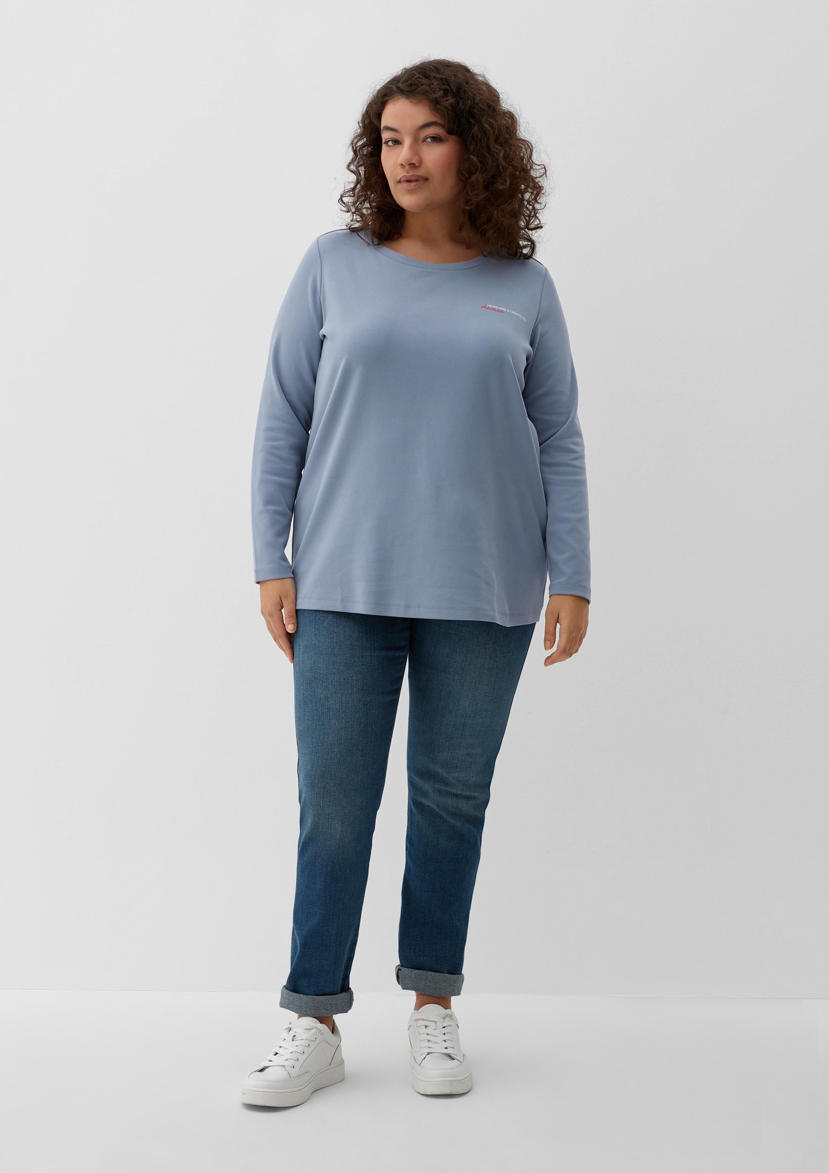 Langarmshirt aus Baumwollstretch  2129188-52D2