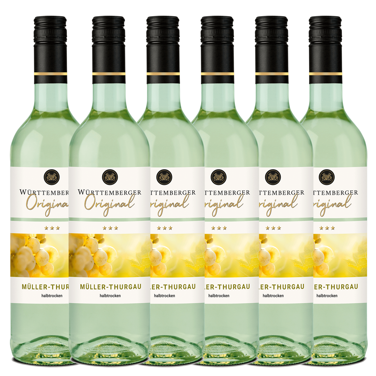 Württembergische WZG Württemberger Original Müller-Thurgau Qualitätswein 0,75L 6er Karton