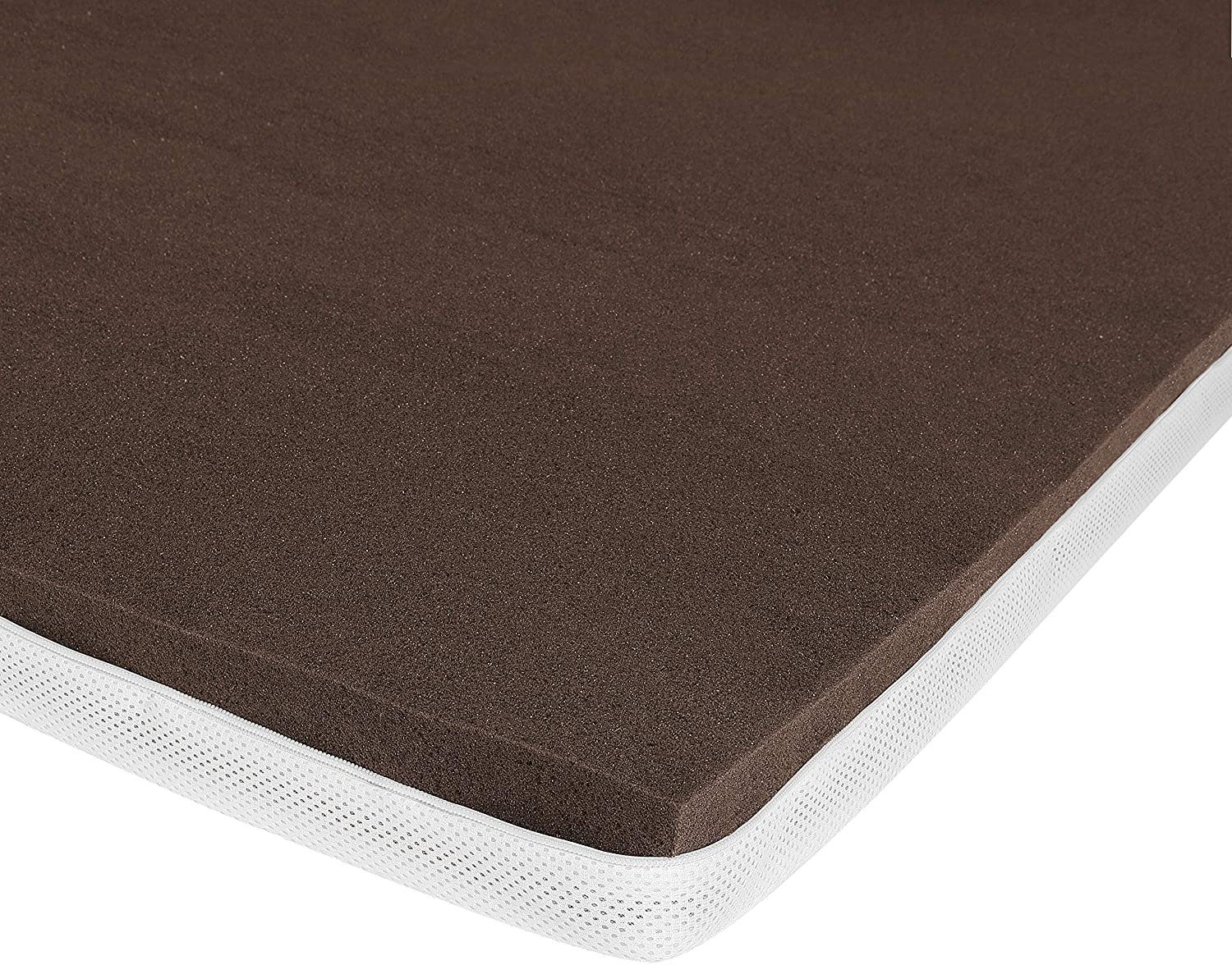 Topper Luxus Gel-Schaum Topper für Matratzen und Boxspringbetten, Meos, 8 cm hoch, Gelschaum, 90x200 cm, Made in Germany, Reißverschluss, Atmungsaktives Klimaband
