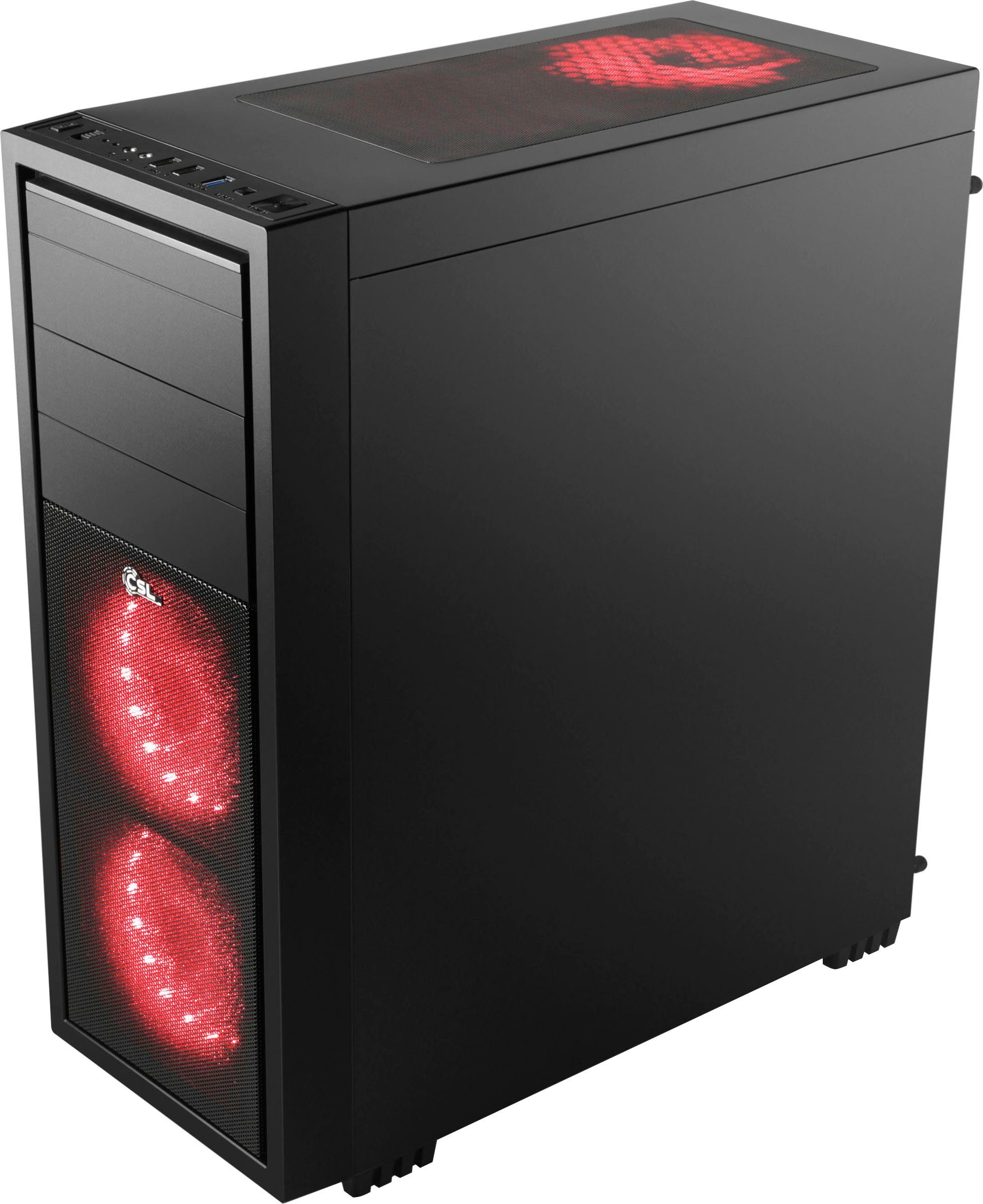 CSL HydroX V28318 Gaming-PC (AMD Ryzen 5 5600X, GeForce RTX 3060, 32 GB RAM, 2000 GB HDD, 1000 GB SSD, Wasserkühlung)