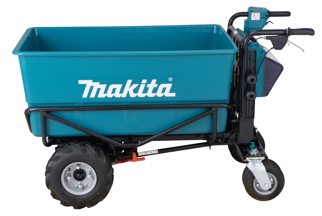 Makita DCU605Z 2 x 18V akumulatorska samokolnica z nakladalno ploščadjo brez baterij in polnilnika