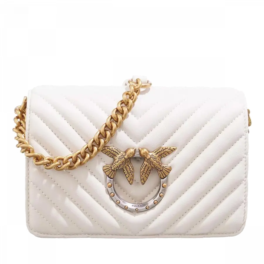 Pinko - Pinko Shoulder Bags Synthetische Fasern White - weiß