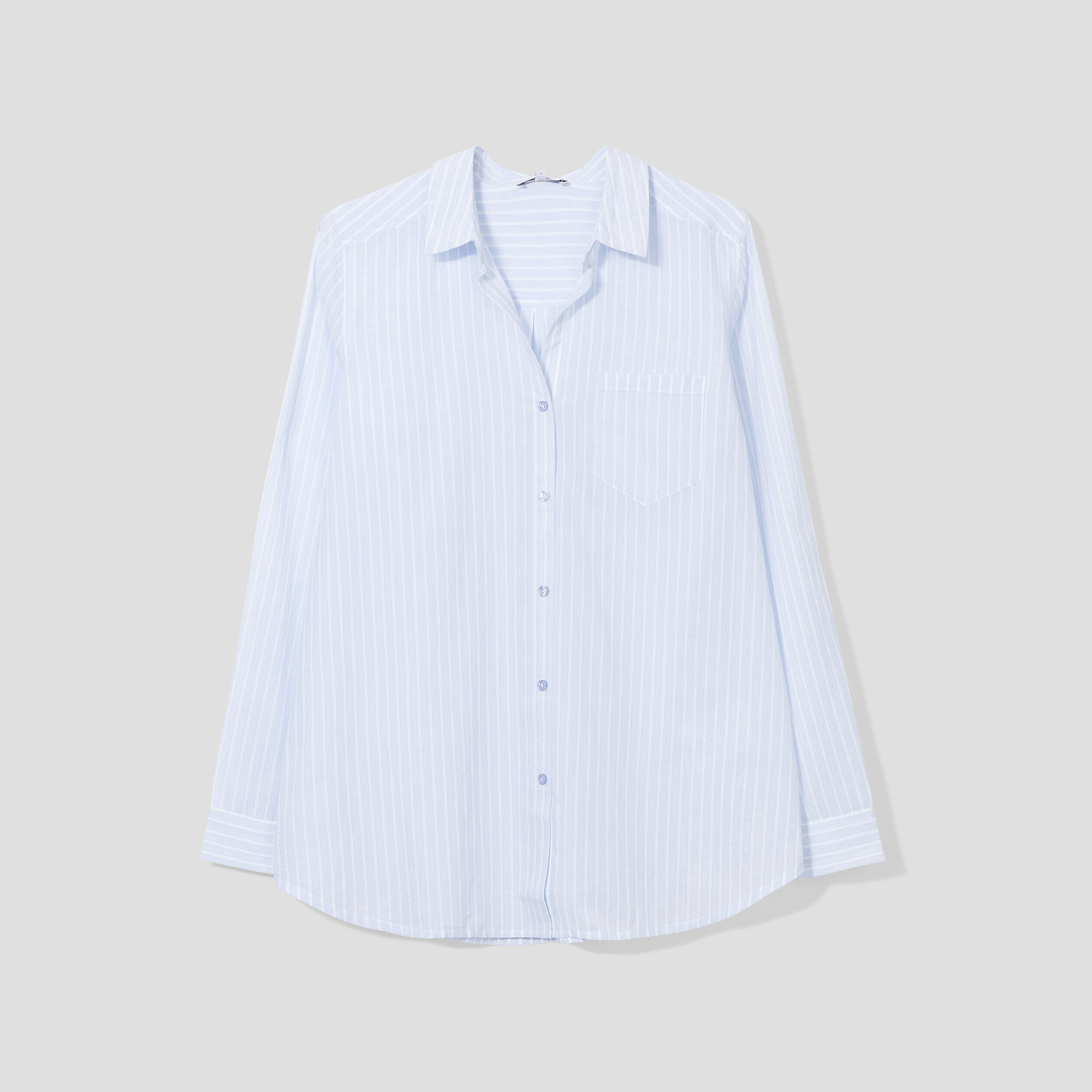 Chemise manches retroussables blanc femme | La Halle