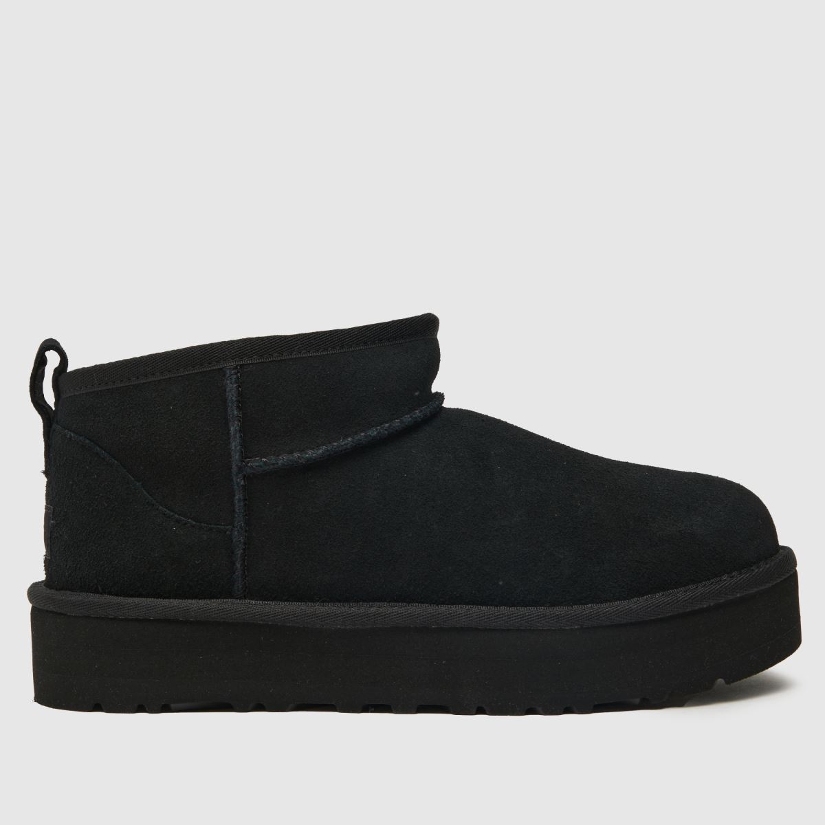 Ugg Classic Ultra Mini Platform Ifjúsági Csizma Fekete
