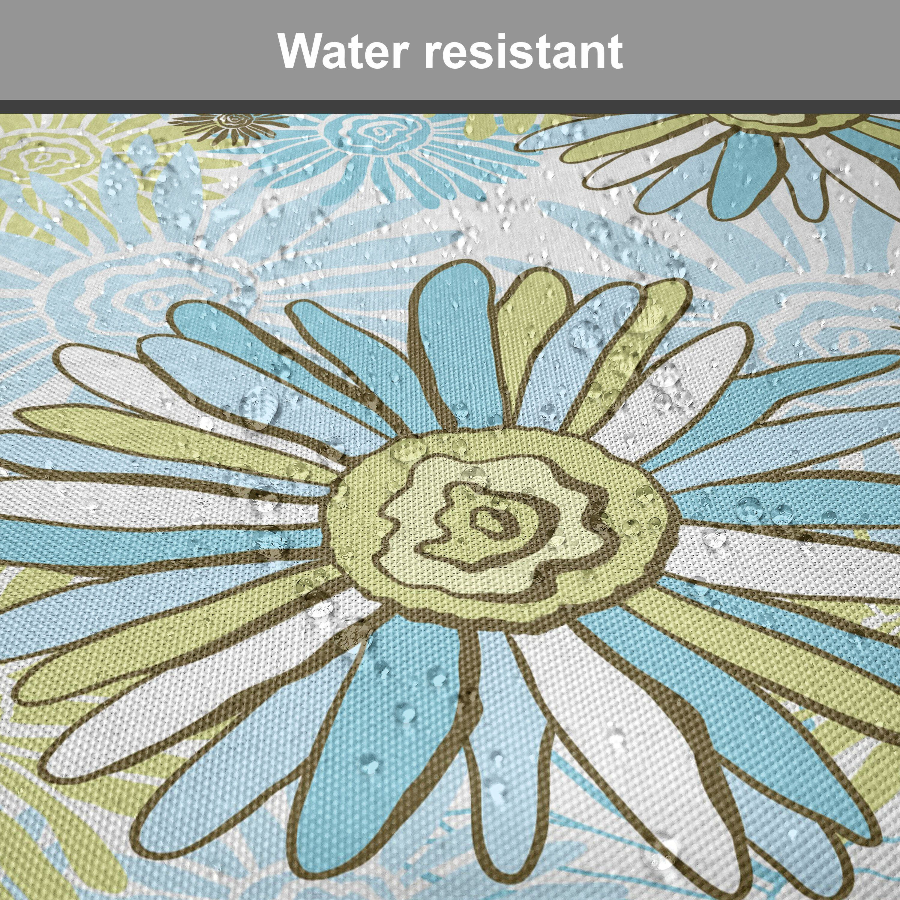 Abakuhaus Stuhlkissen Dekoratives wasserfestes Kissen mit Riemen für Küchensitze, Sommer Kamillen Wild Flower
