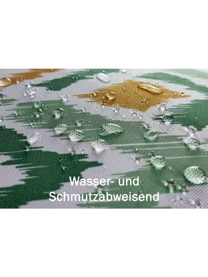 JACK Outdoor Dekokissen Motiv 45x45cm inkl. XXL Füllung in Abstrakt Grün günstig kaufen 45x45 cm