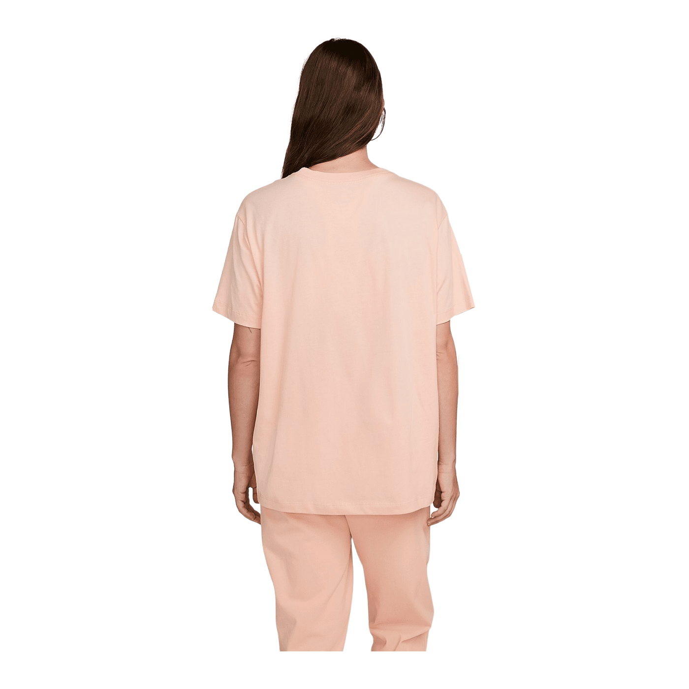 Nike Essential T-Shirt Damen Orange Weiss F800