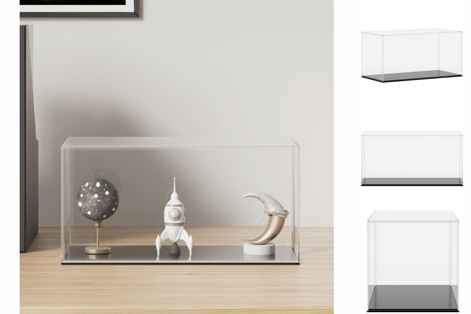 vidaXL Kleiderschrank Vitrine Transparent 24x12x11 cm Acryl