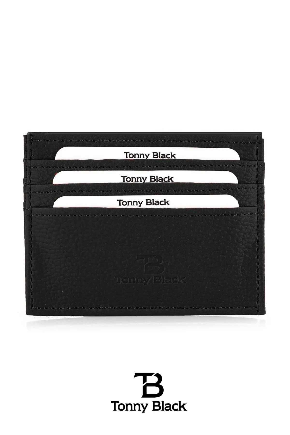 Tonny Black  Kartenetui - Schwarz - Unifarben