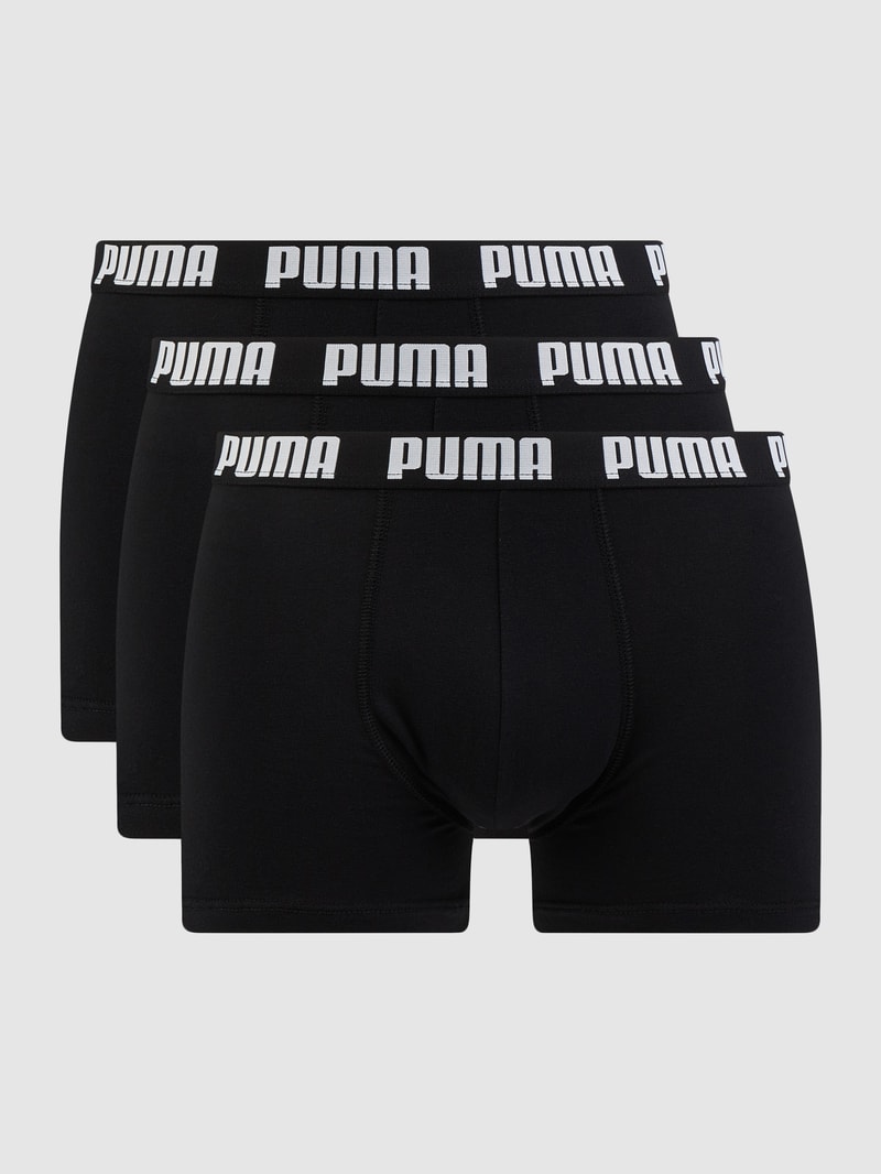Trunks mit Stretch-Anteil im 3er-Pack in schwarz