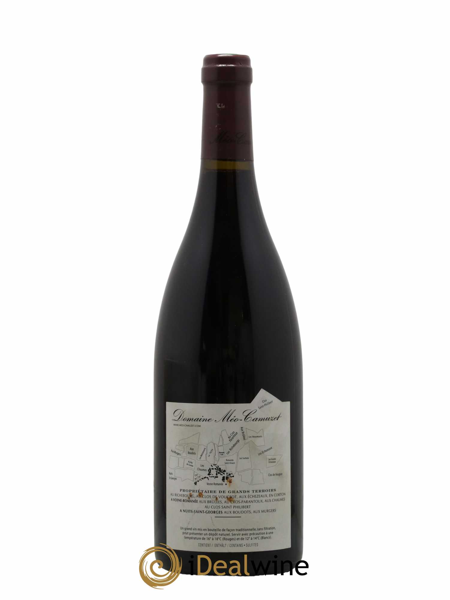 Vosne-Romanée 1er Cru Les Chaumes Méo-Camuzet (Domaine)  2008 - Lot de 1 Bouteille