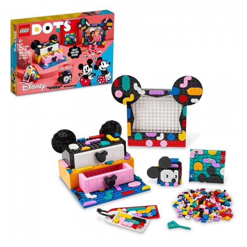 41964 Boîte créative la rentrée mickey mouse et minnie mouse LEGO DOTS