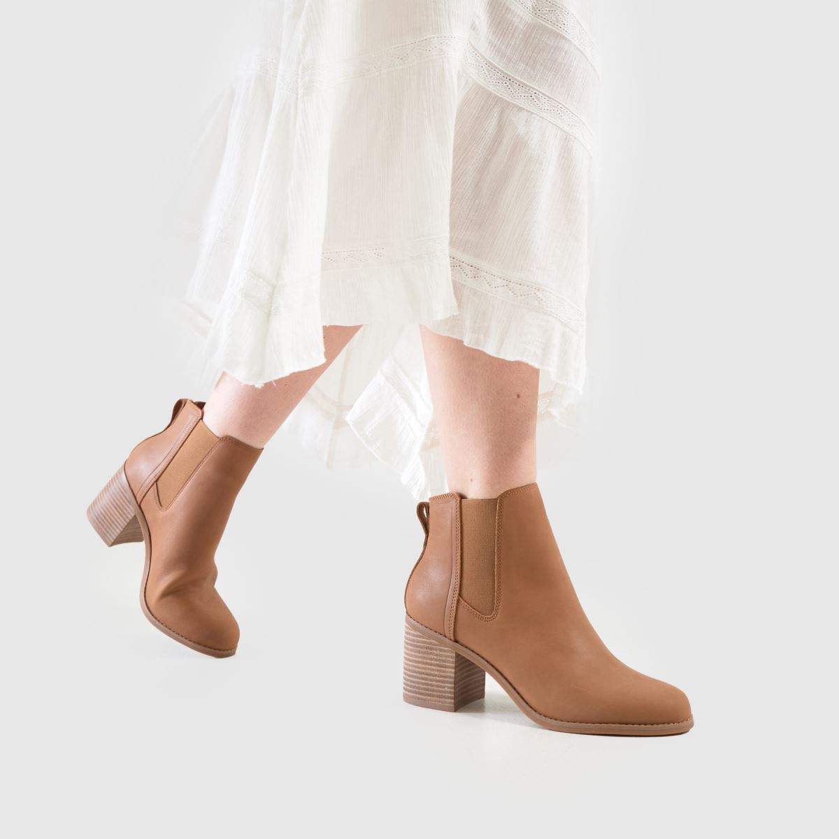 TOMS – Evelyn – Bruna chelsea-stövlar