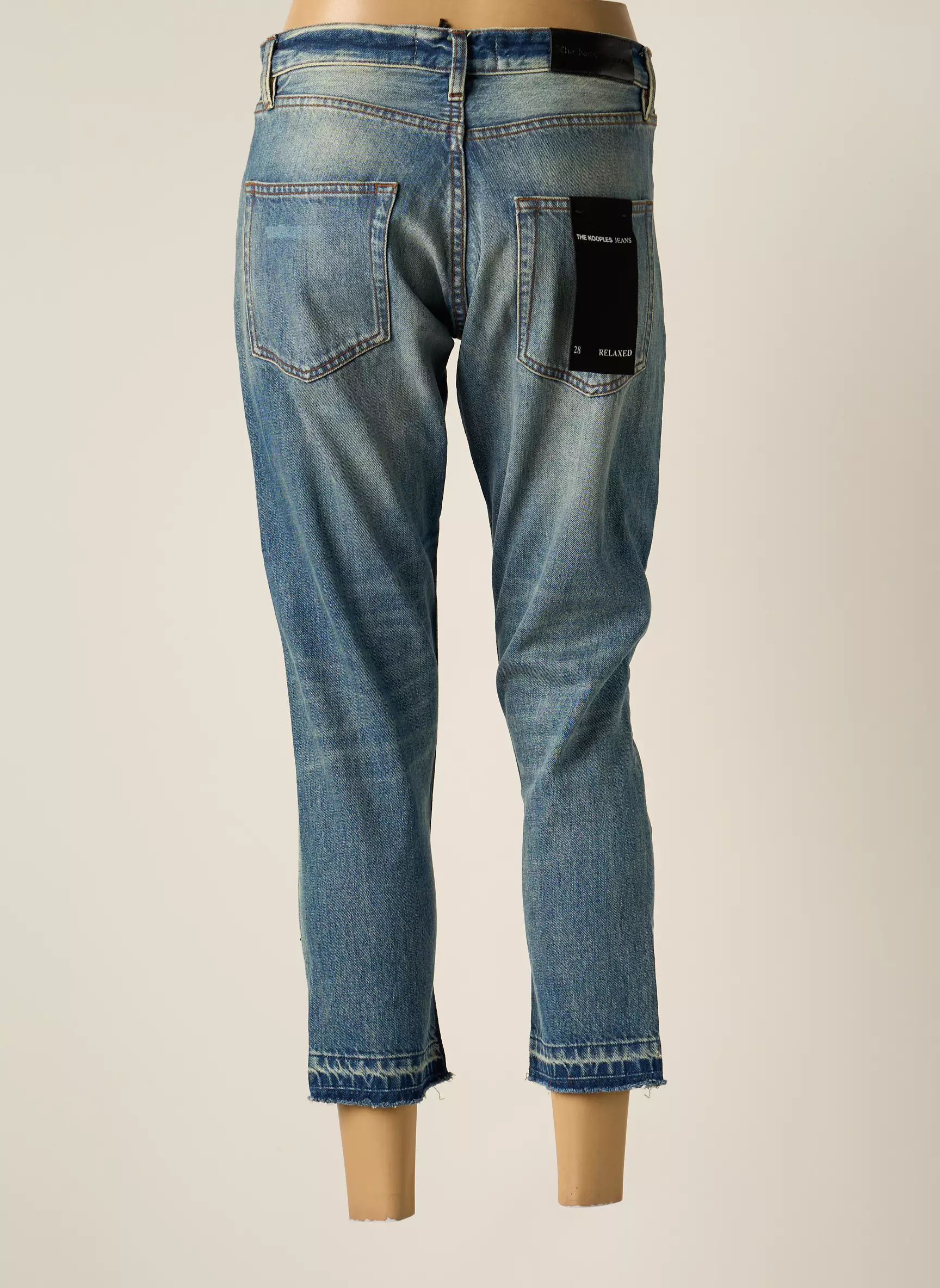 The Kooples Jeans Coupe Slim Femme couleur bleu