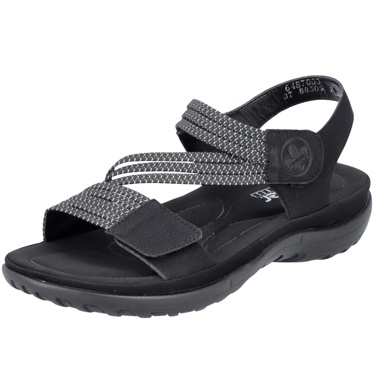 Rieker 64870 Sandale schwarz