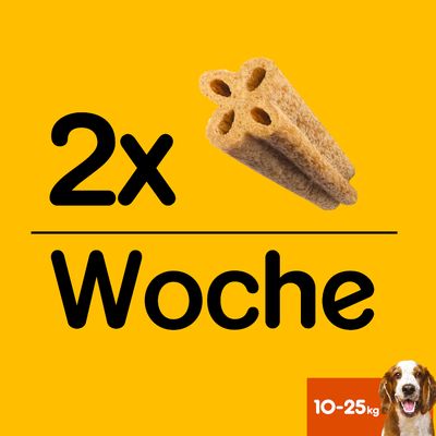 Pedigree Dentastix Advanced für mittelgroße Hunde (10-25 kg)