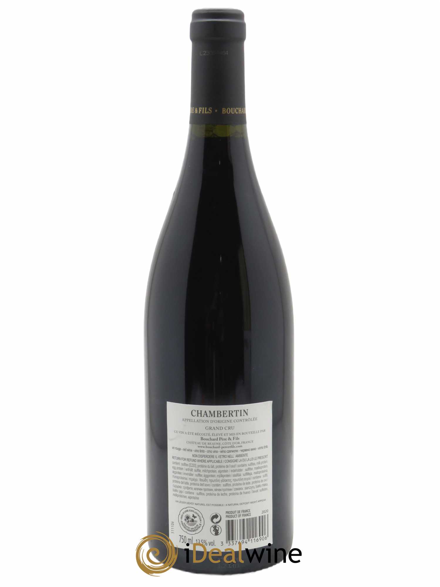 Chambertin Grand Cru Bouchard Père & Fils  2020 - Lot de 1 Bouteille