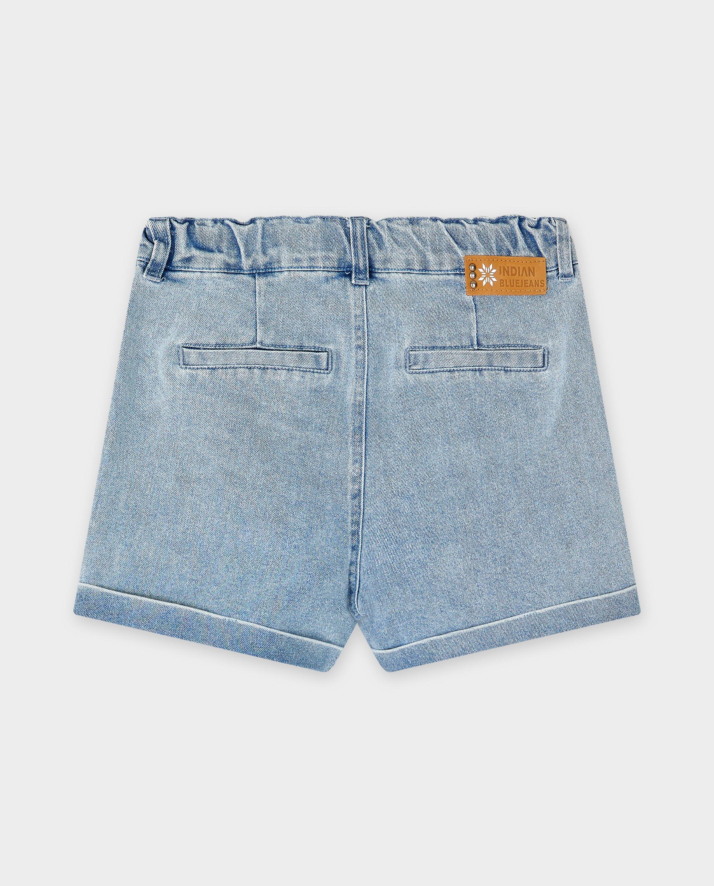 Pantaloni scurți din denim Indian Blue Jeans, albastru deschis