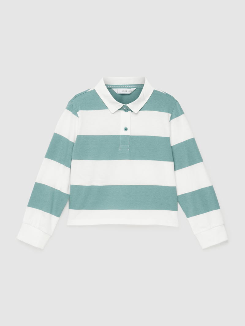 Longsleeve mit Streifenmuster Modell 'PILILONG' in mint