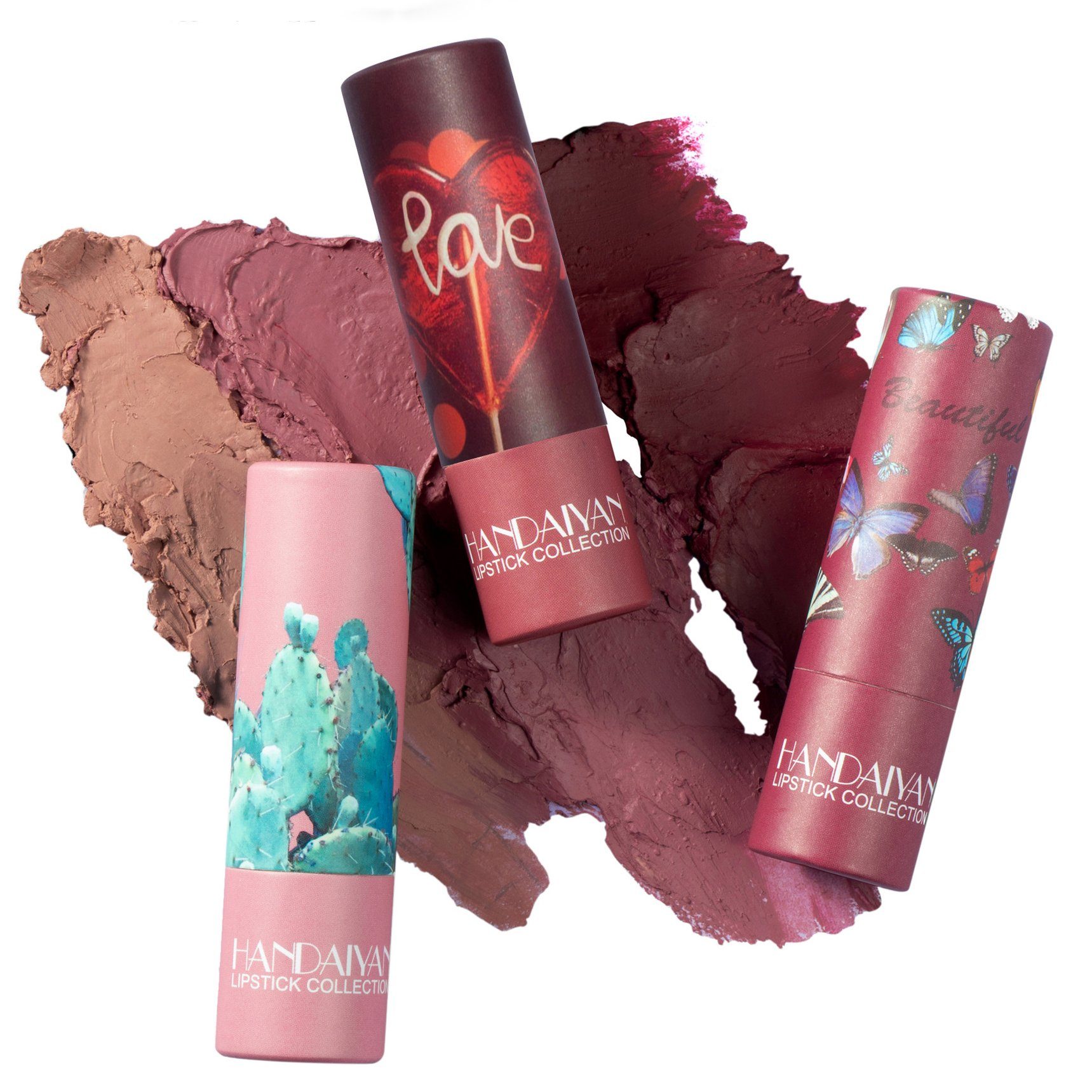Haiaveng Lippenstift Feuchtigkeitsspendender Matter Lippenstift, Velvet Mist Lippenstift, Hochpigmentierter