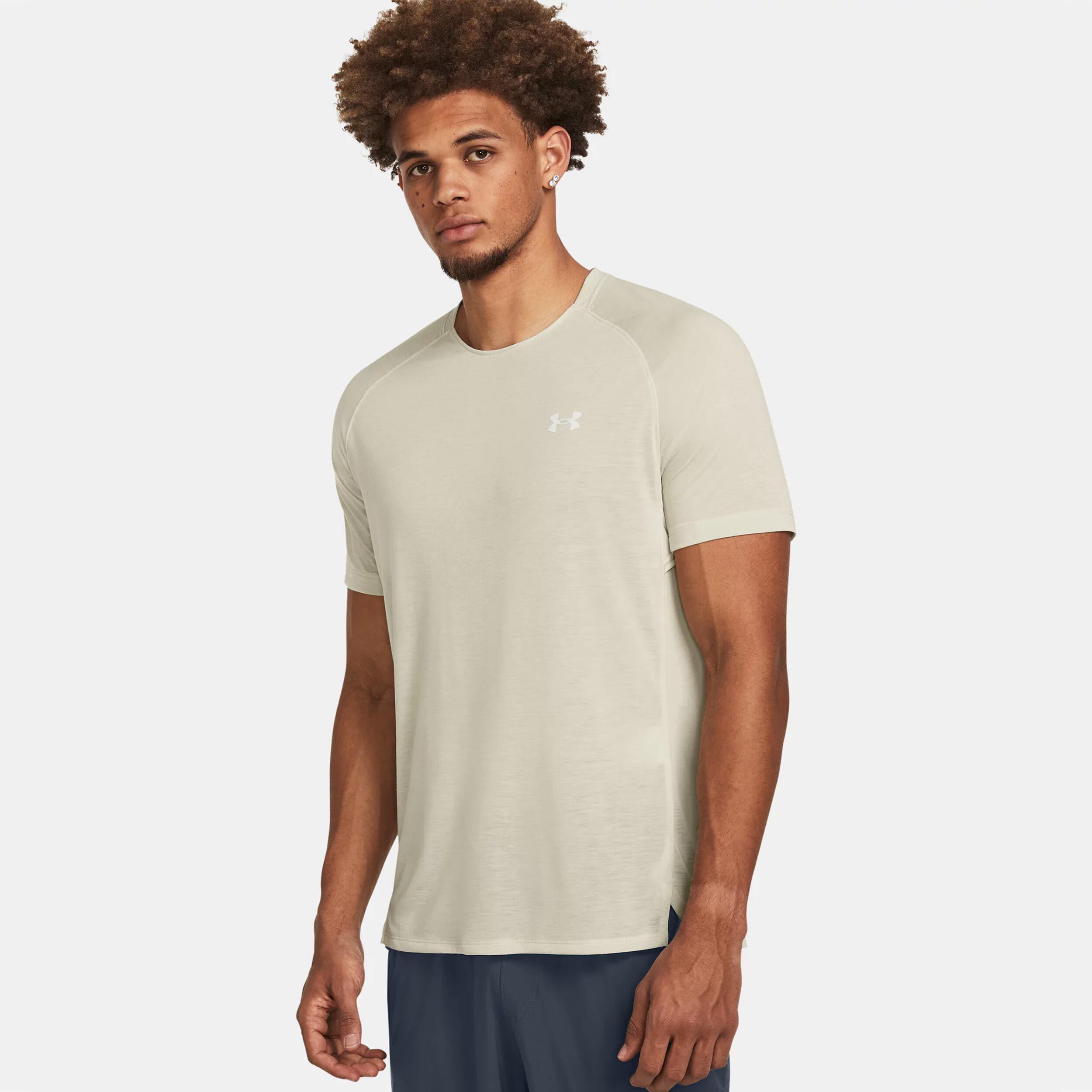 Run Trail Laufshirt Herren - Creme