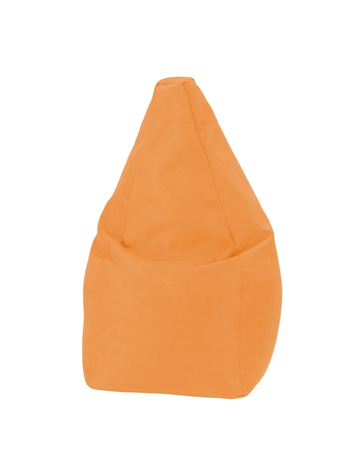 Linke Licardo Großer Sitzsack 110 cm hoch in light-orange günstig kaufen onesize