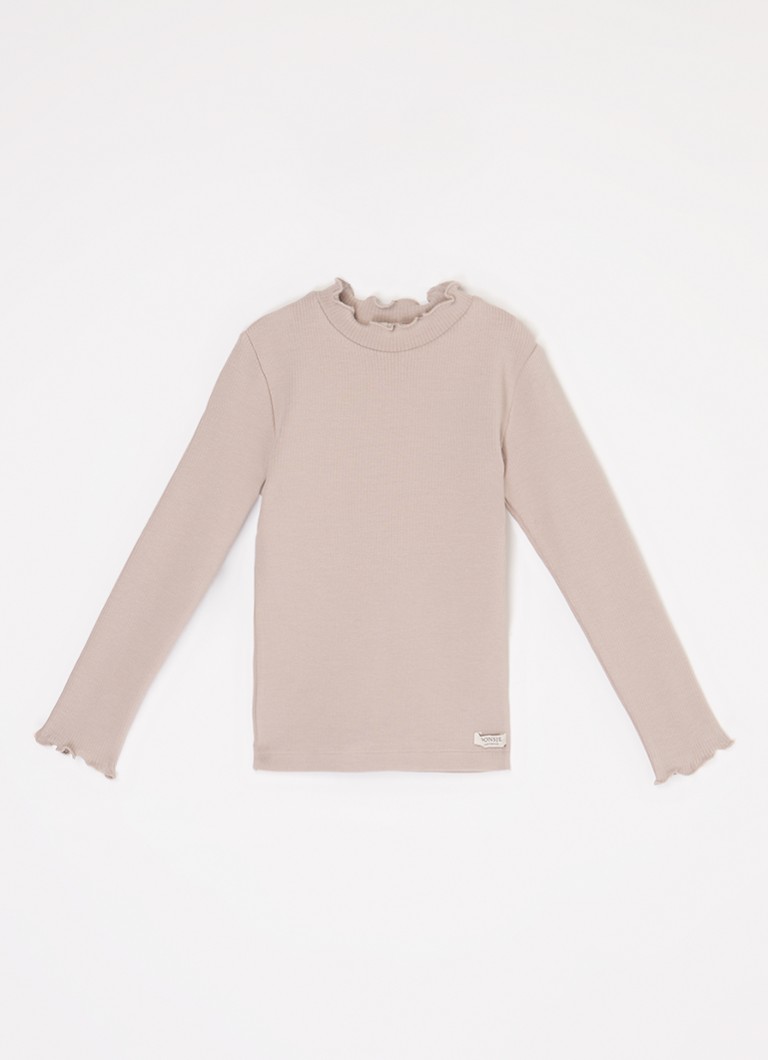 Tricou cu mânecă lungă Donsje Amsterdam Wonsy din amestec de bumbac organic