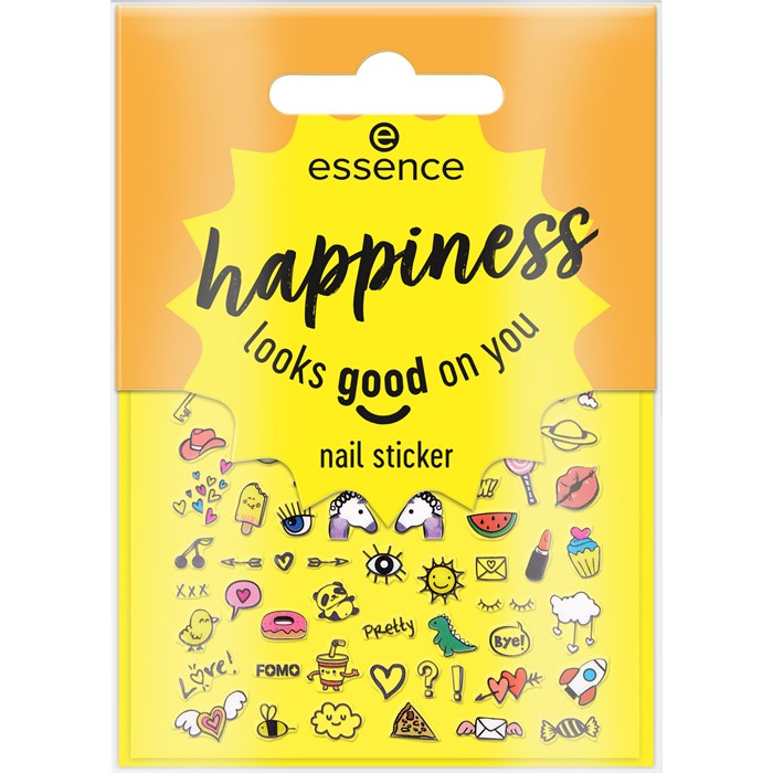 Happiness Looks Good On You Nail Sticker