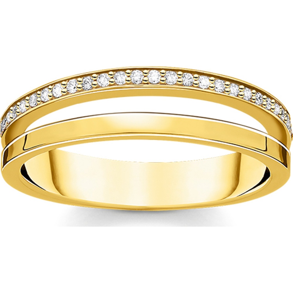 Thomas Sabo Bague pour femme 925 Argent or Bague