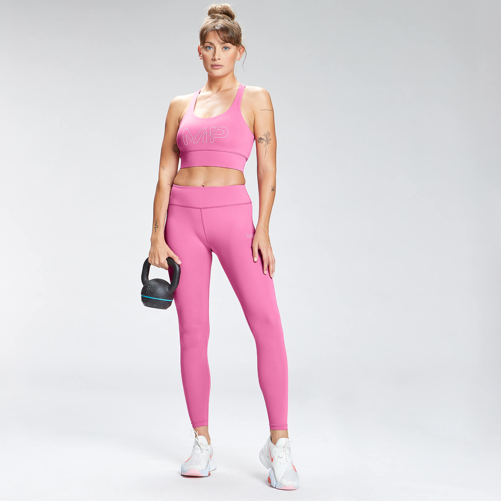 Legging à imprimé répétitif MP Mark Graphic Training pour femmes – Rose