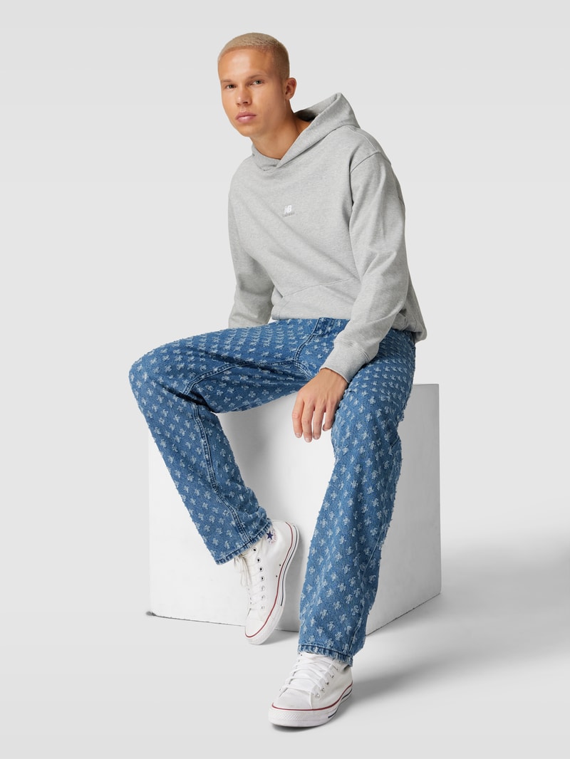 Loose Fit Jeans im Used-Look Modell 'Tokyo' in blau