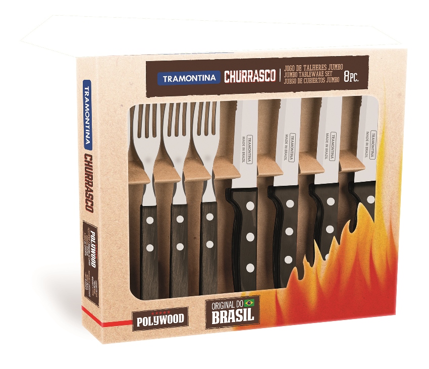 Tramontina Steakbesteck Gaucho, 8-tlg. Set