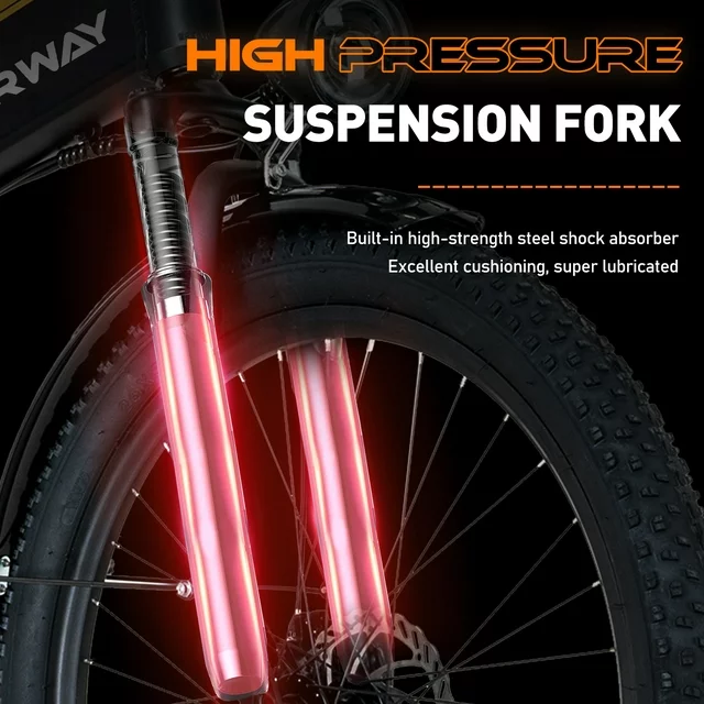 COLORWAY 26 Folding Electric bike,500W/12AH/36V Removable Battery, Light Aluminum Alloy E bike, Max speed up to 19.99MPH