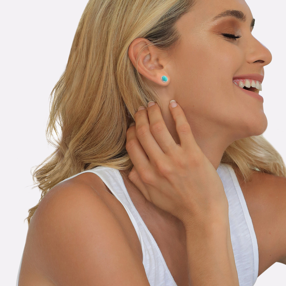 Nenalina Nenalina Boucles d'Oreilles Clous d'oreilles pour Femmes Classique avec pierre pr Boucles d'oreilles