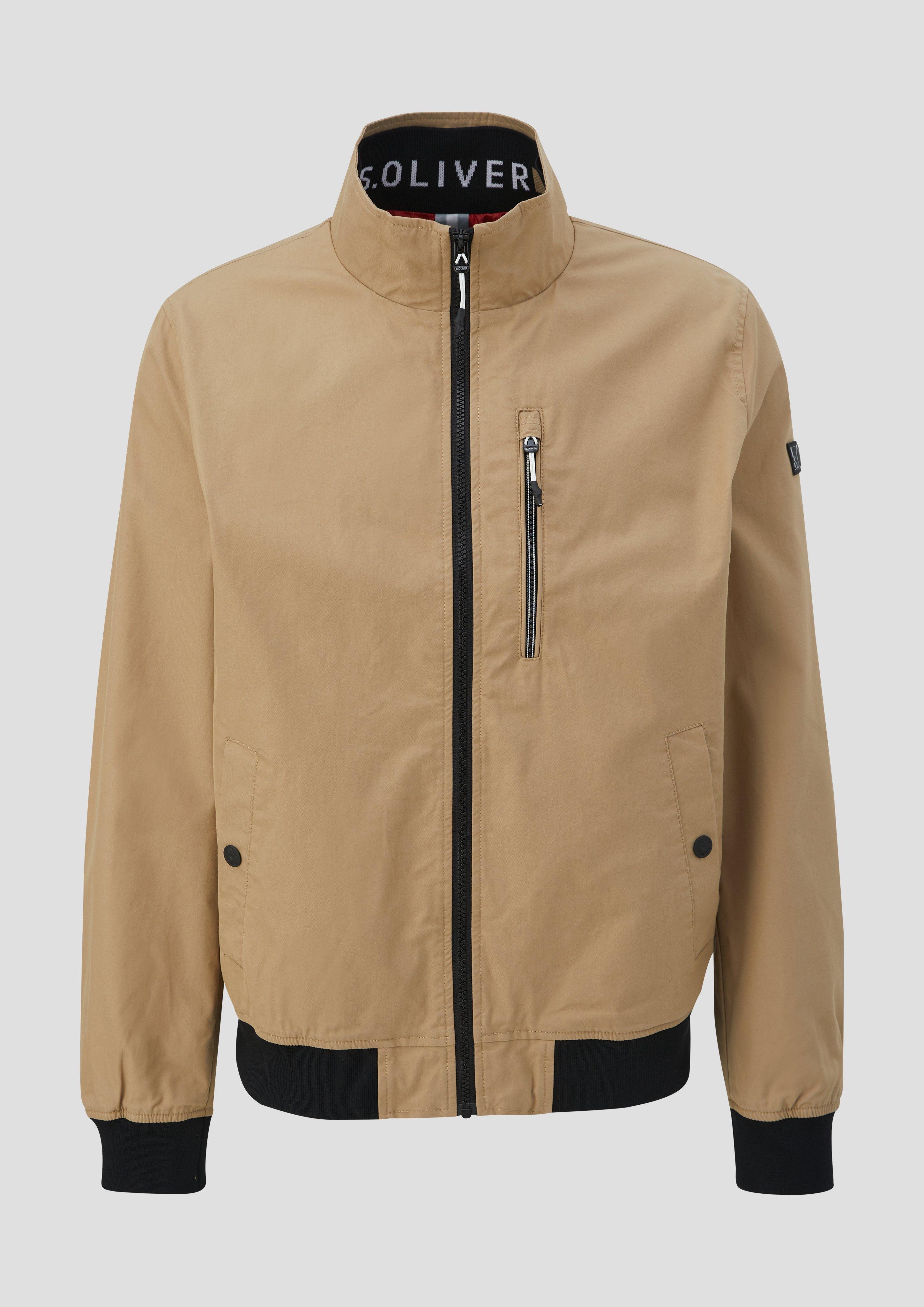 Twilljacke mit Stehkragen  2141342-8410