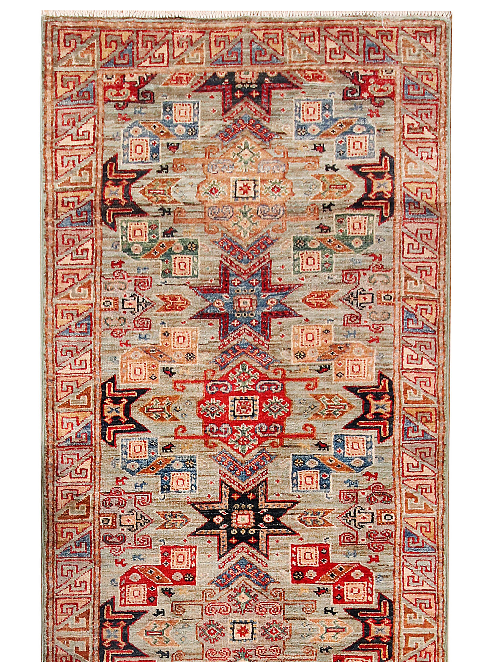 Kazak Ghazni ca. 80 x 250 cm, Unikat / Einzelstück