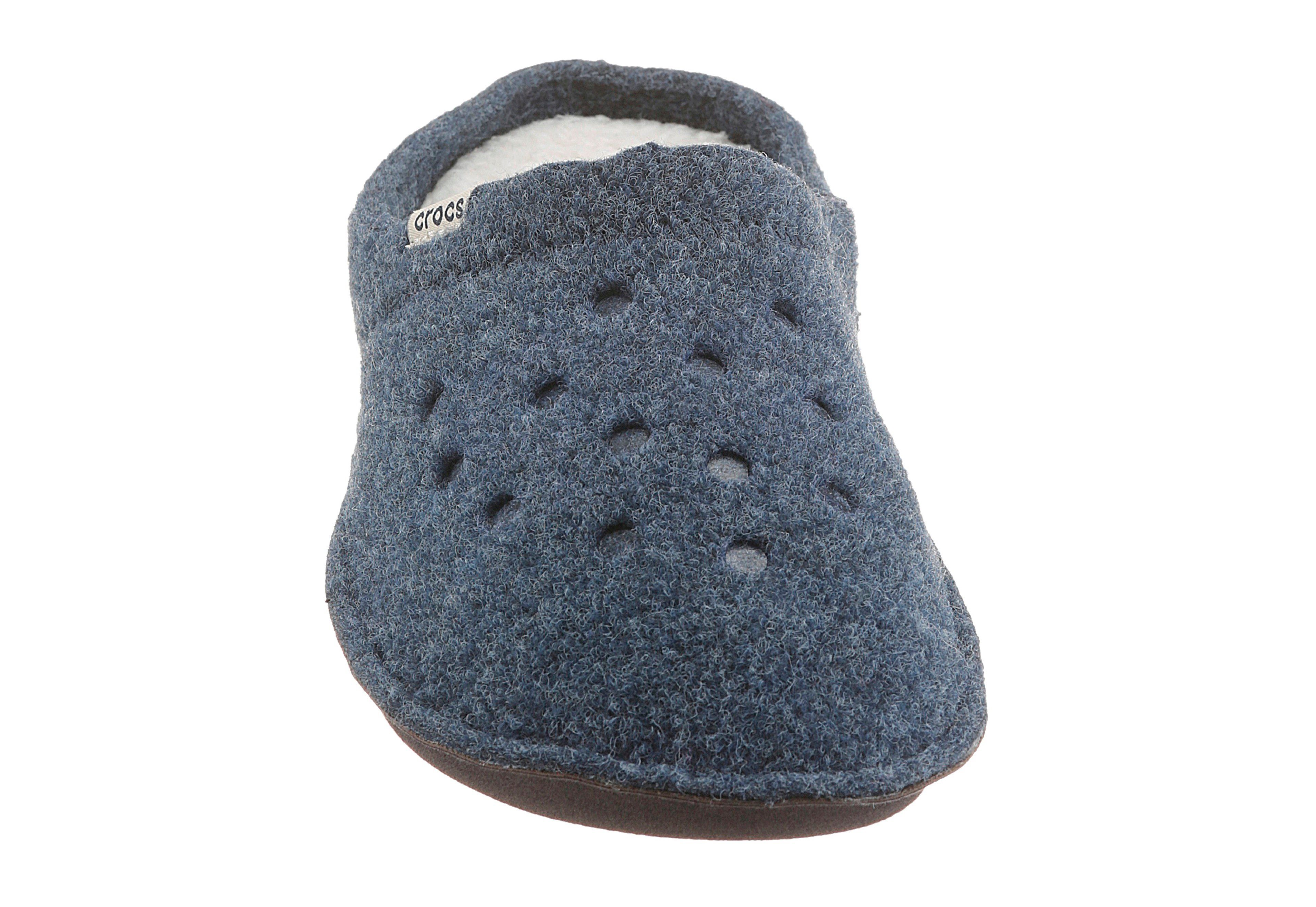 Crocs Classic Slipper Hausschuh mit kuscheliger Innensohle aus Warmfutter
