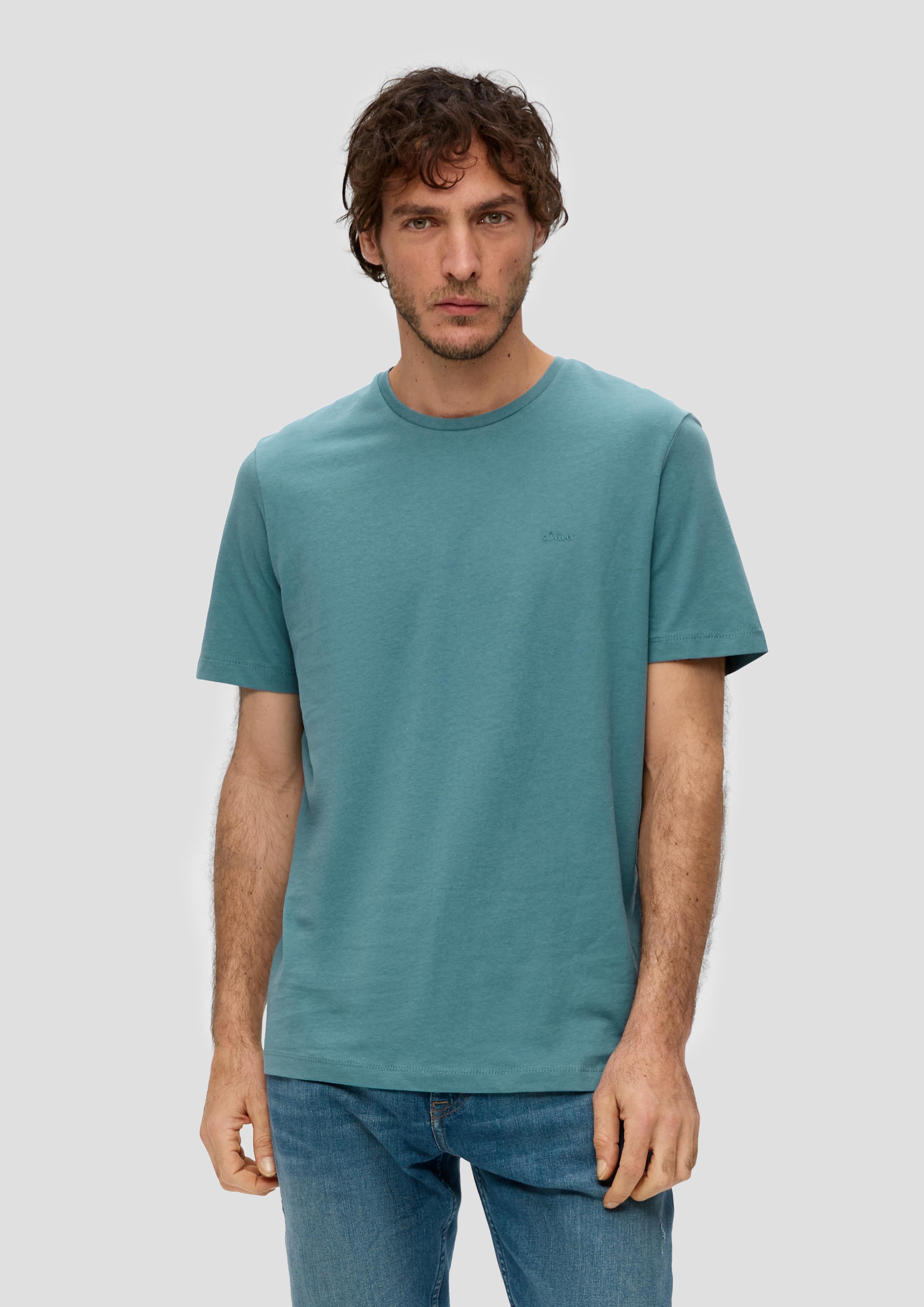T-Shirt mit Labelprint  2141455-6565