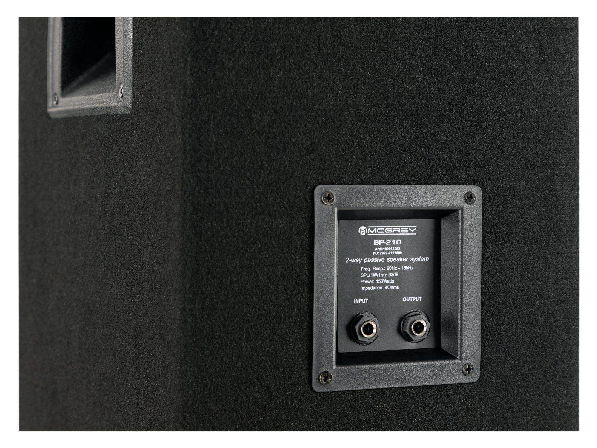 McGrey McGrey BP-210 Bandpack PA-Anlage 100 Watt Lautsprechersystem (Bluetooth, 50 W, inkl. 4-Kanal Powermixer - USB/SD-Slot - Mikrofon, Kabel & Stative)