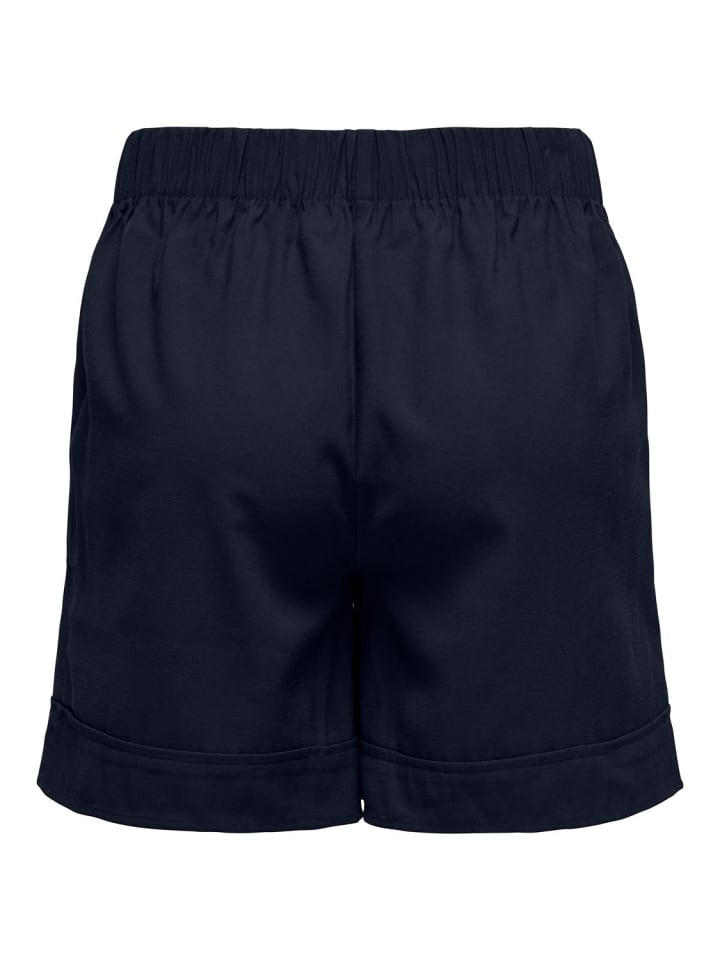 JACQUELINE de YONG Shorts elastische Taille Kordelzug Seitentaschen bequem in Navy günstig kaufen S