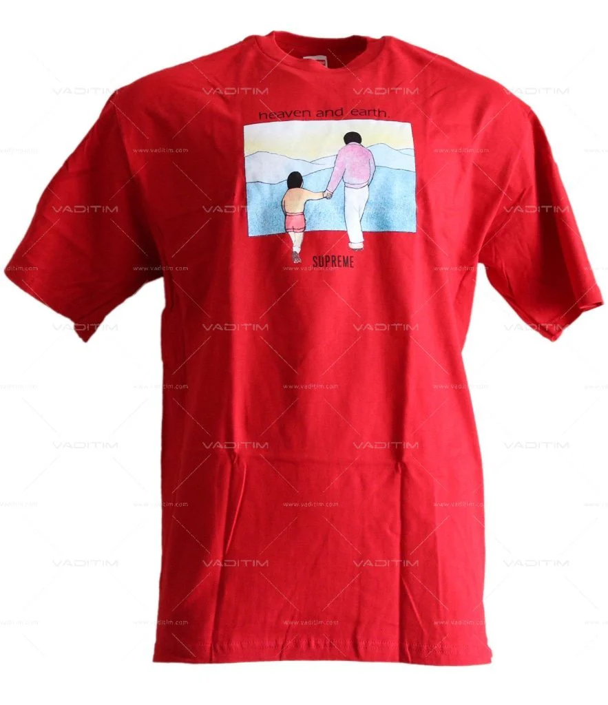 Heaven And Earth Tee Red