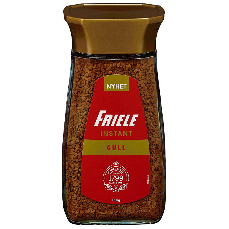 Friele Frysetørret kaffe Friele 200 g, Intstant Gull