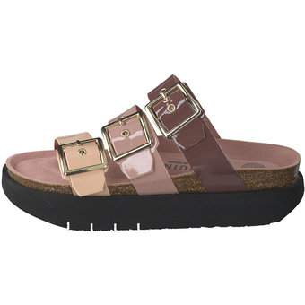 Genuins Cristi Vegan Charol Pantolette in beige