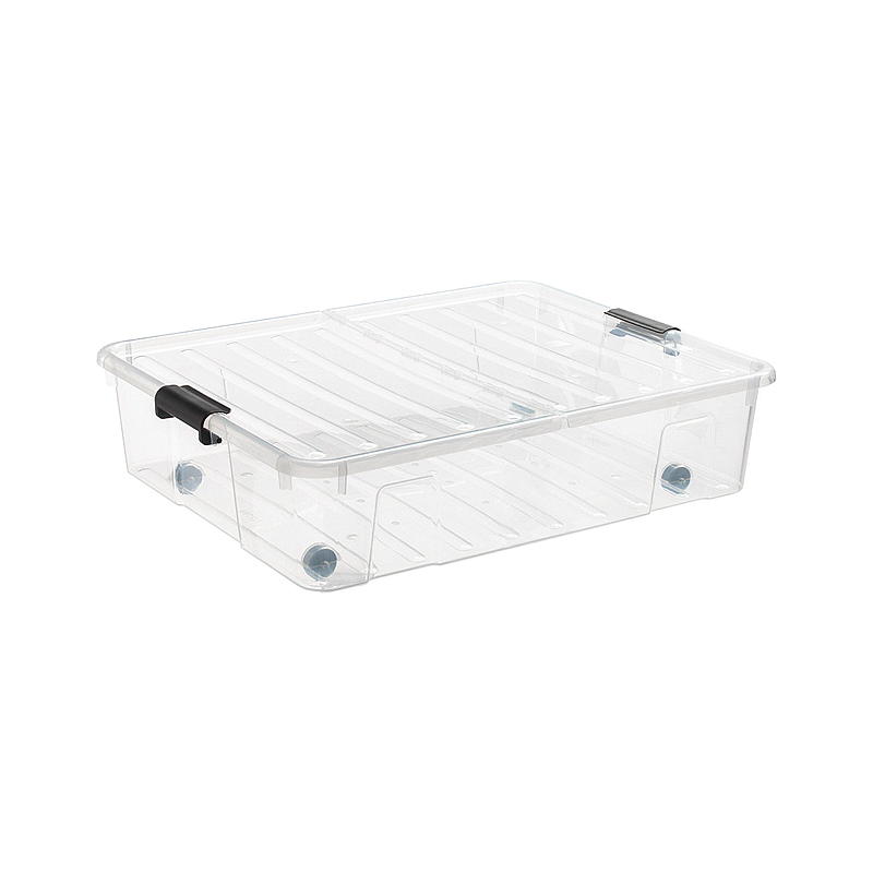 Home Bedroller Homebox m/splitlokk og hjul 49 liter L70,4 x B58 x H18,2 x cm