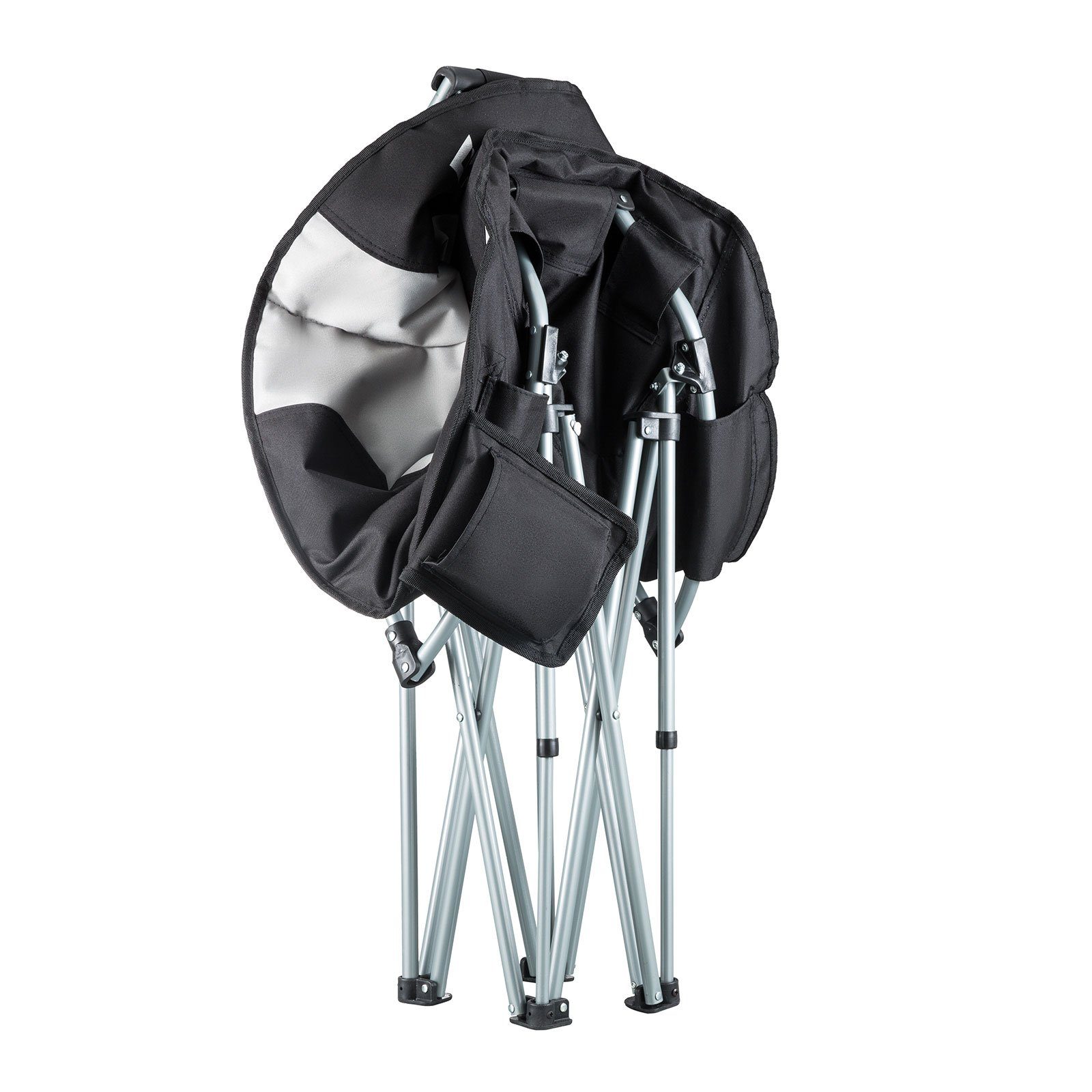 KingCamp Campingstuhl MoonChair XL Camping Klapp Stuhl, Garten Falt Sessel Kühltasche 150 kg